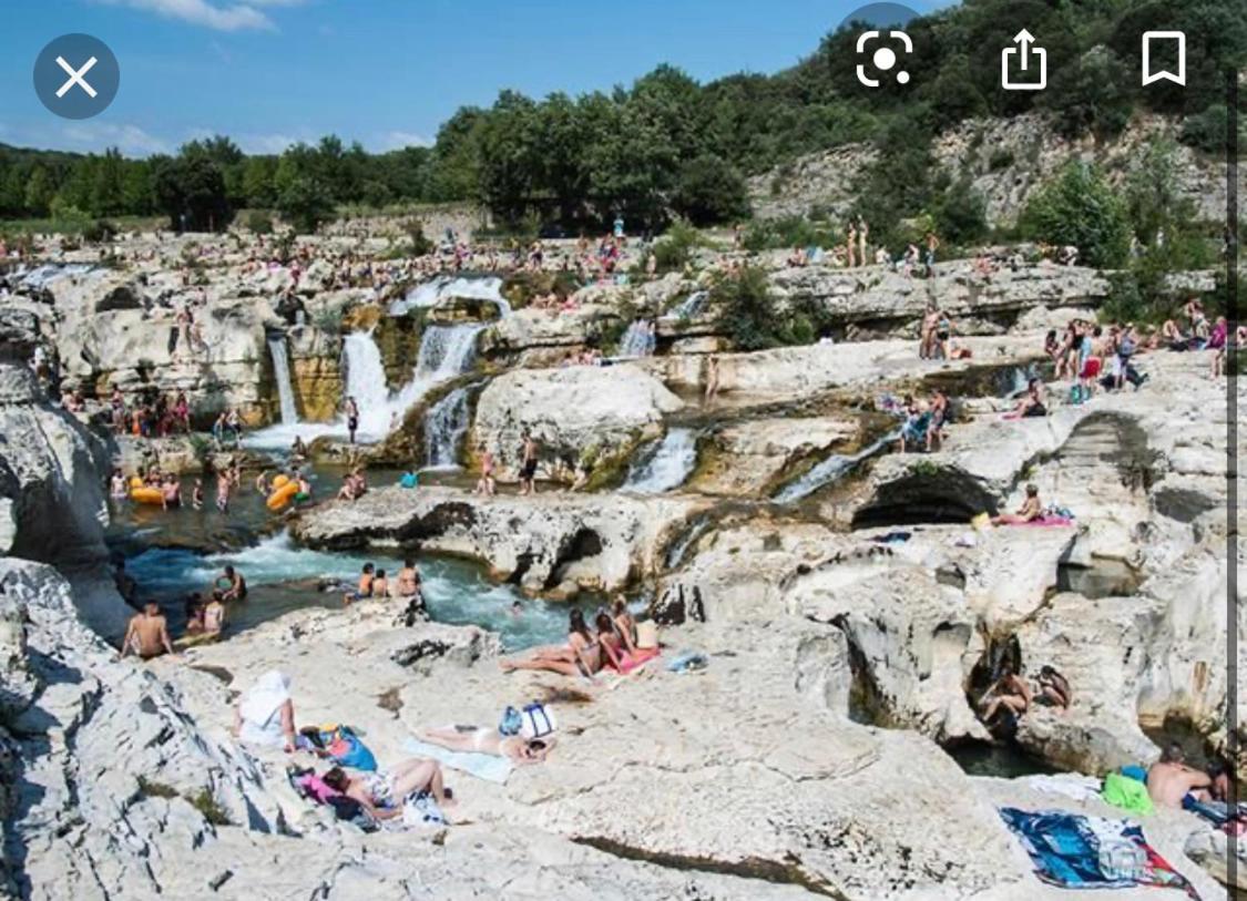Gite Les Oliviers 10 Pers Piscine Au Calme 4 Etoiles Saint-Laurent-la-Vernede Exterior foto