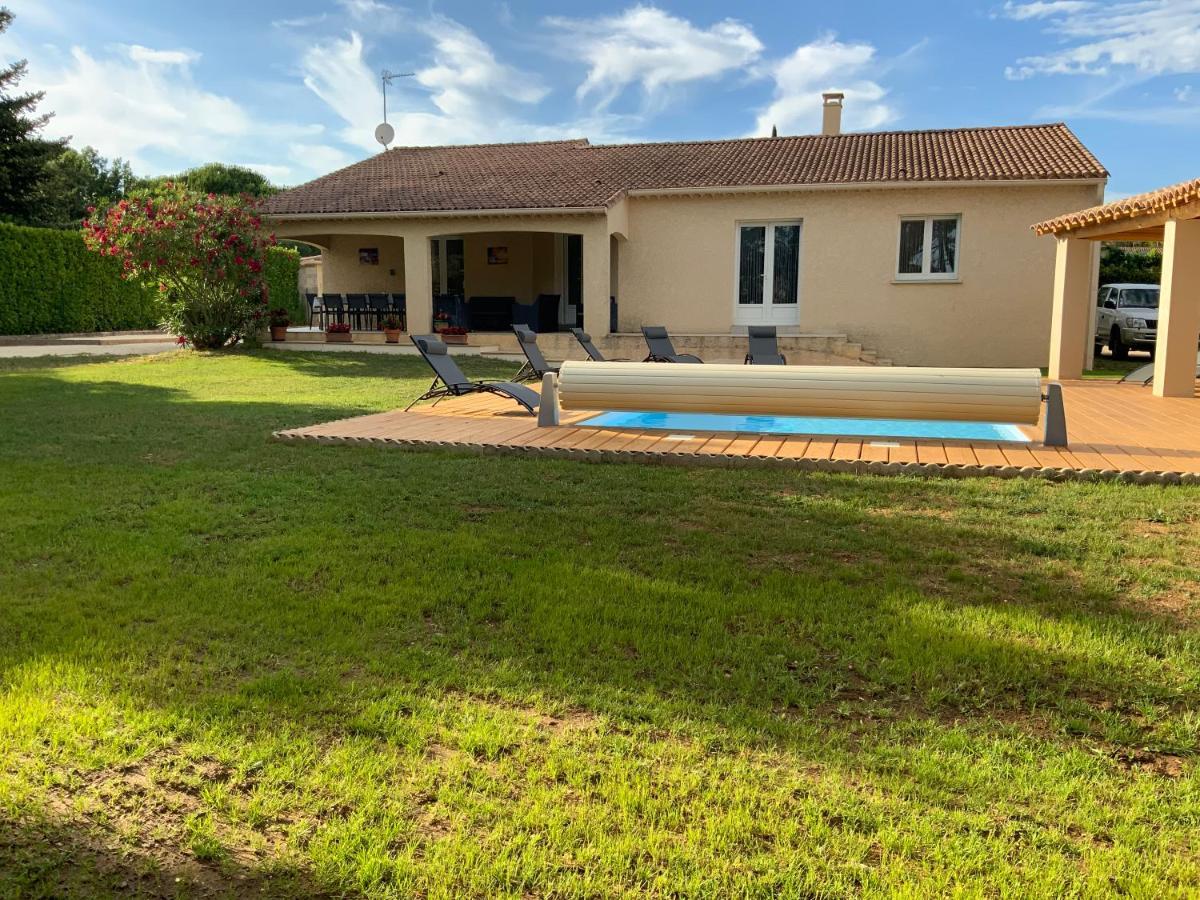 Gite Les Oliviers 10 Pers Piscine Au Calme 4 Etoiles Saint-Laurent-la-Vernede Exterior foto